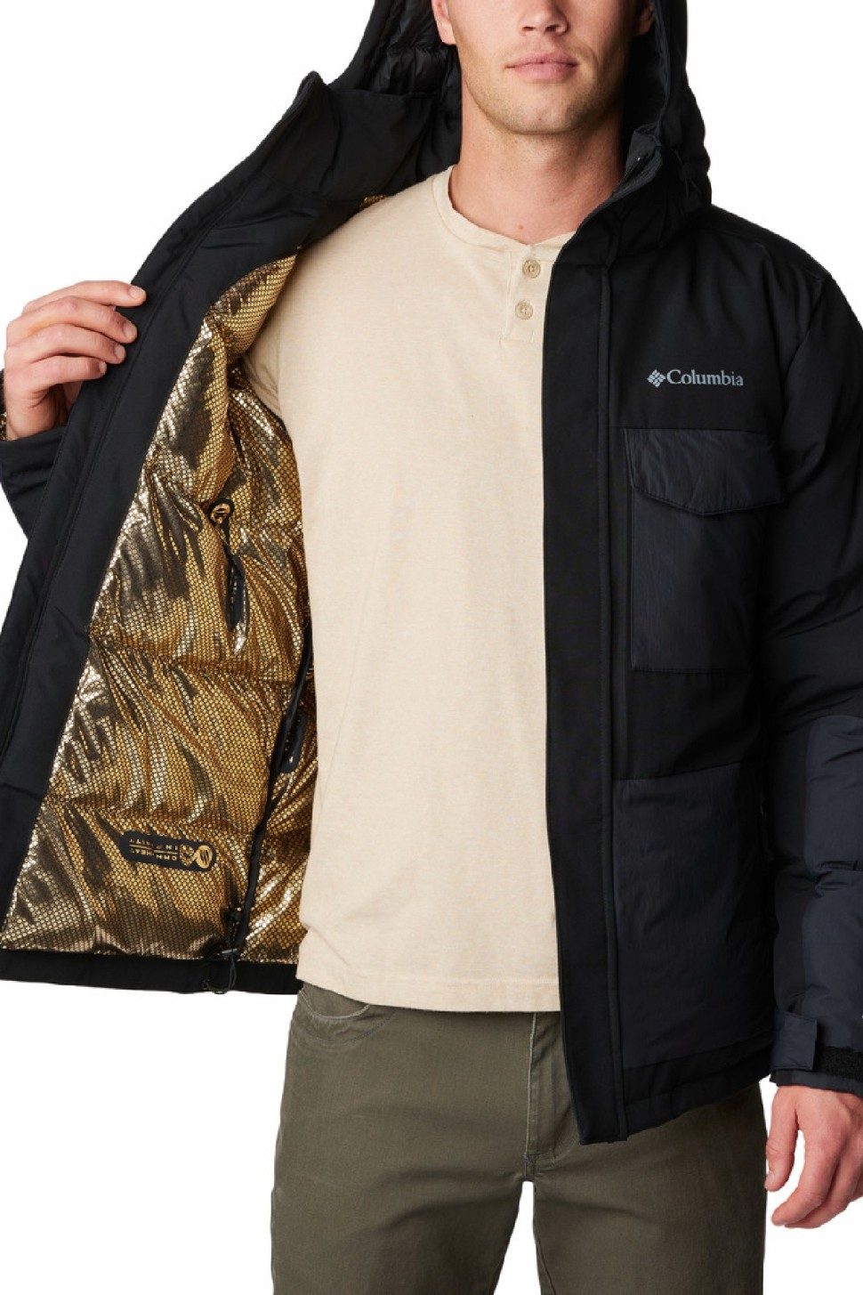 Куртка чоловіча Columbia Marquam Peak Fusion™ Jacket чорна 2051031-010 — фото 4