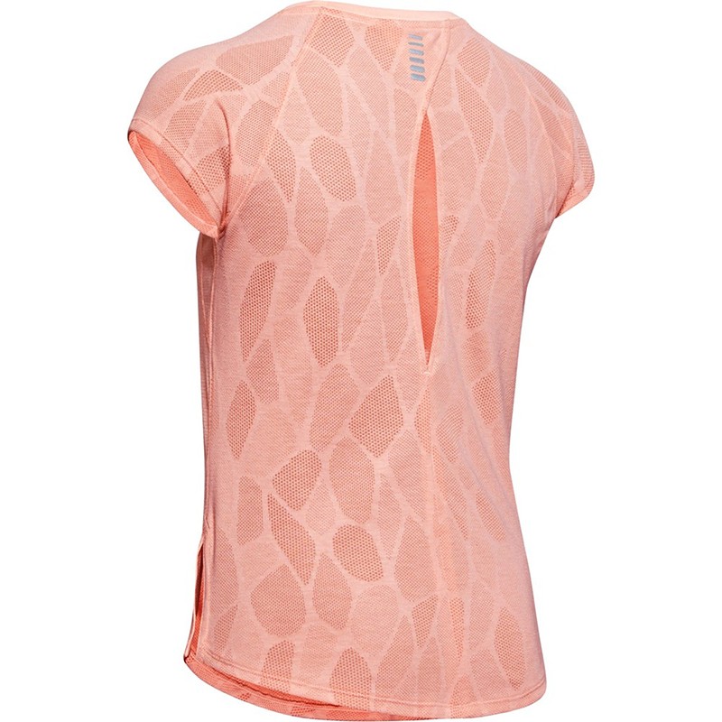 Футболка женская Under Armour Streaker 2.0 розовая 1350070-845 — фото 2
