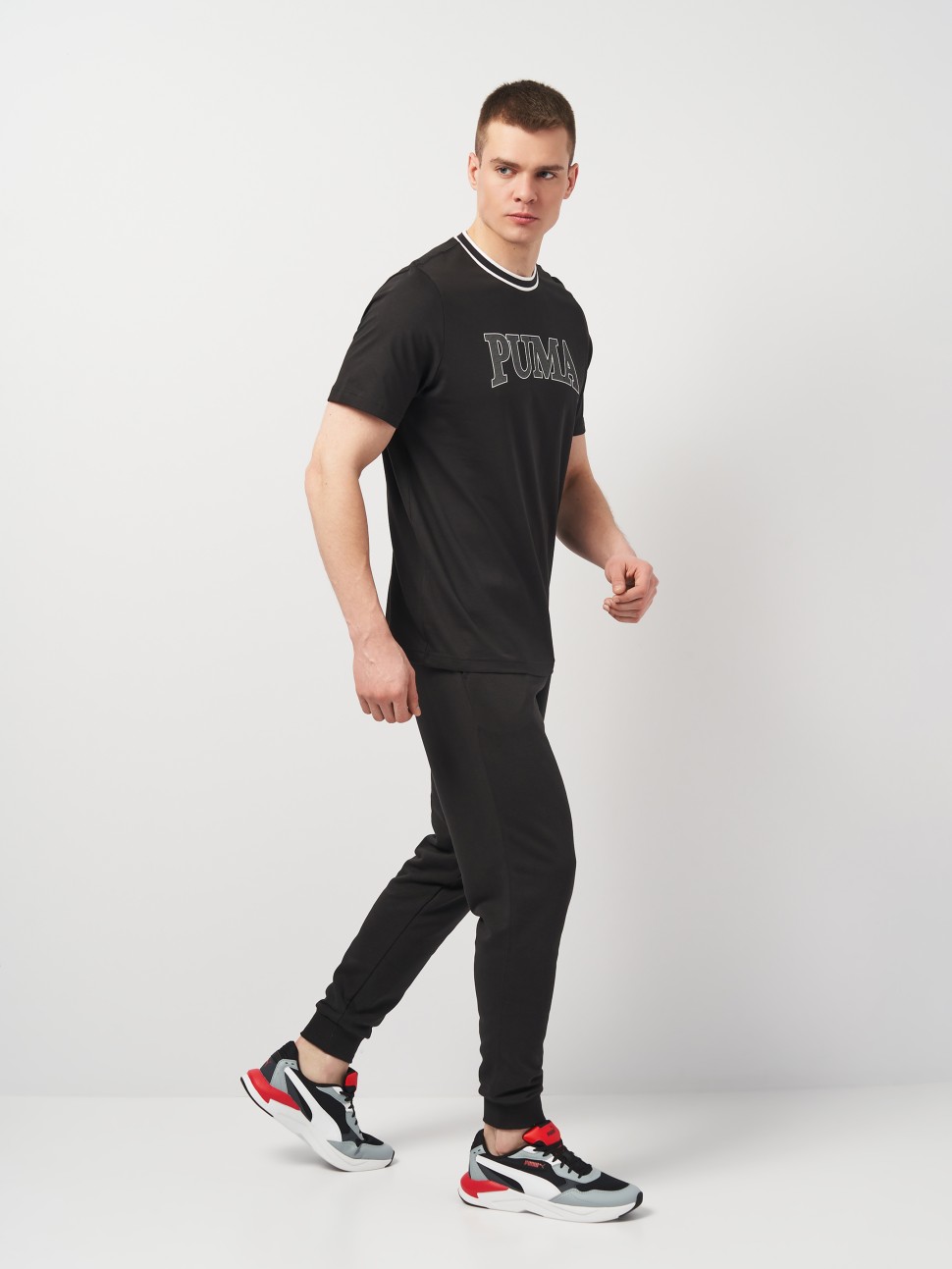 Штани чоловічі Puma SQUAD Sweatpants TR cl чорні 67897201 — фото 3