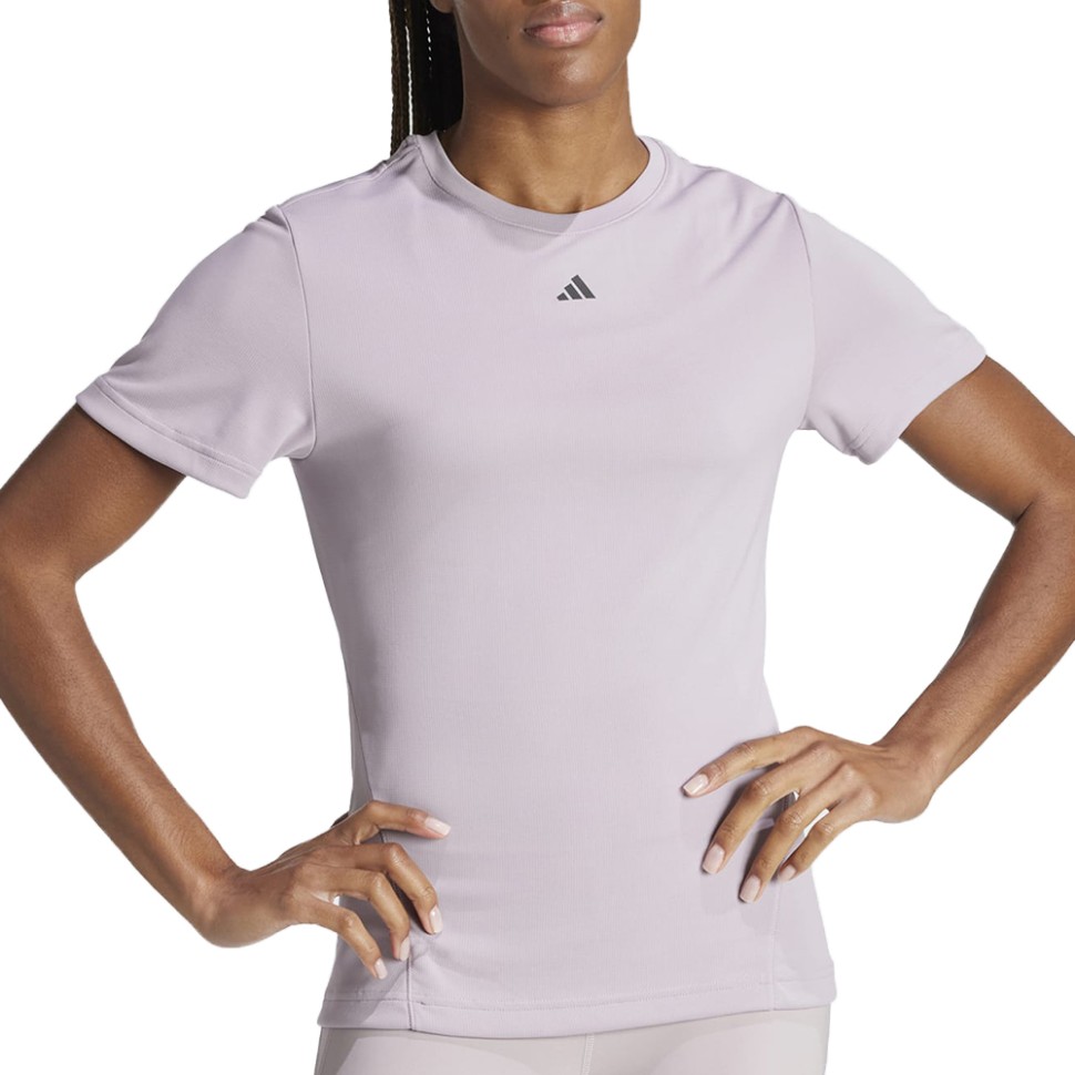 Футболка женская Adidas D4T HIIT SC T фиолетовая IU1122 изображение 1