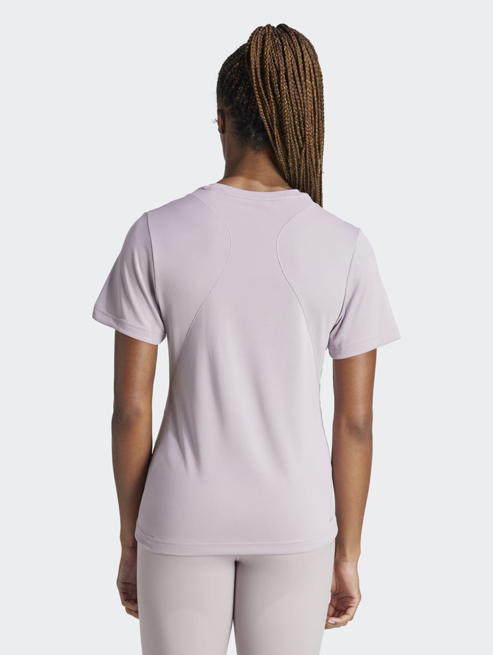 Футболка женская Adidas D4T HIIT SC T фиолетовая IU1122 — фото 3