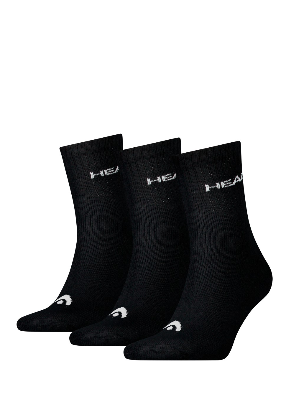 Носки HEAD SHORT CREW 3P UNISEX чорні 701213457200 — фото 2