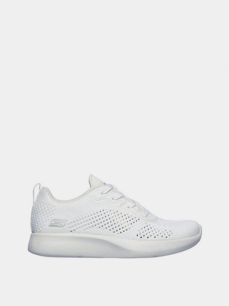 Кроссовки женские Skechers Bobs Squad 2 белые 117018 WHT изображение 2