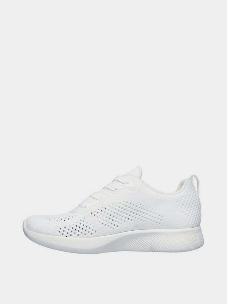 Кроссовки женские Skechers Bobs Squad 2 белые 117018 WHT изображение 3