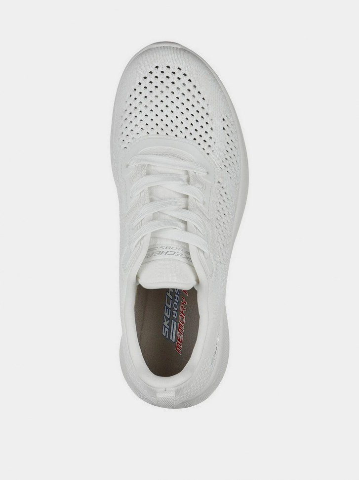 Кроссовки женские Skechers Bobs Squad 2 белые 117018 WHT изображение 4