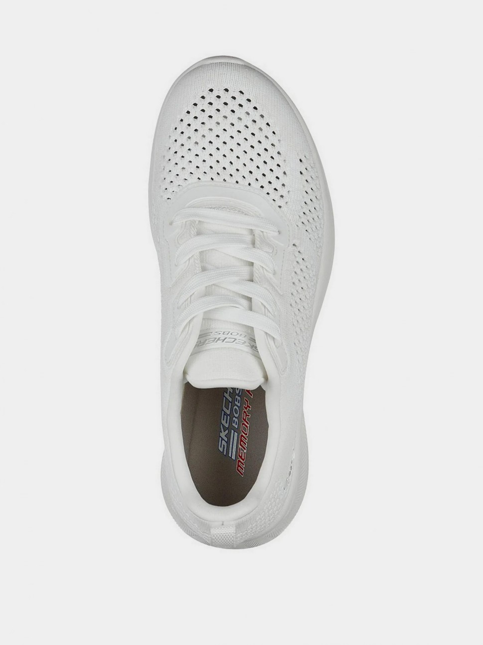 Кросівки жіночі Skechers Bobs Squad 2 білі 117018 WHT — фото 4