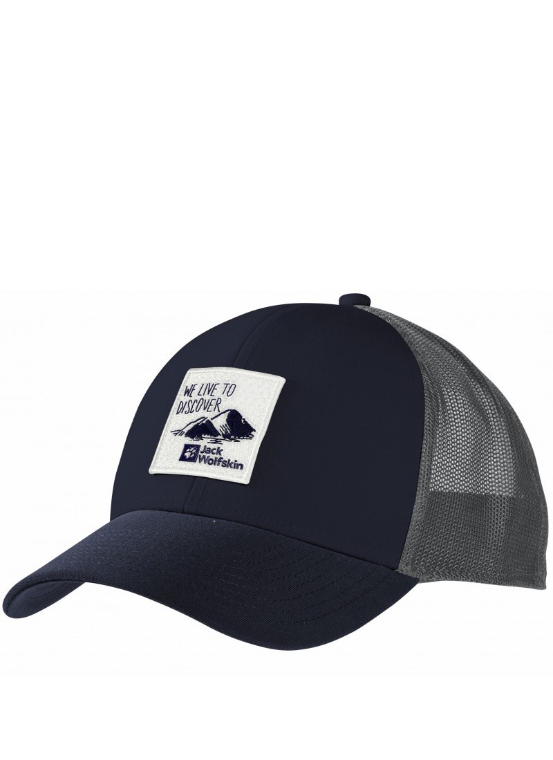 Бейсболка Jack Wolfskin BRAND CAP темно-синяя 1911242-1010 изображение 2