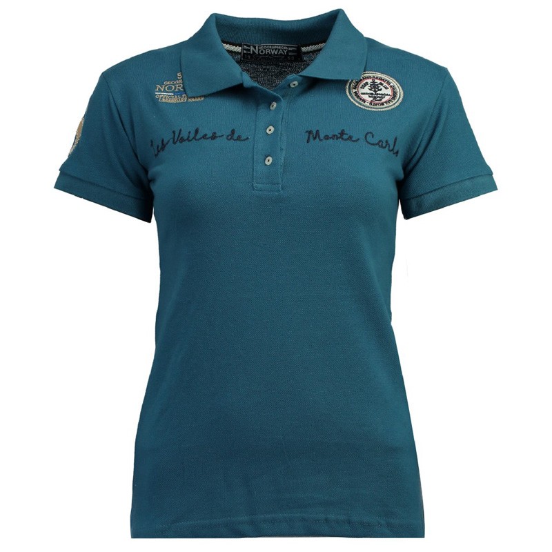 Футболка жіноча Geographical Norway синя SQ640F-410 изображение 1