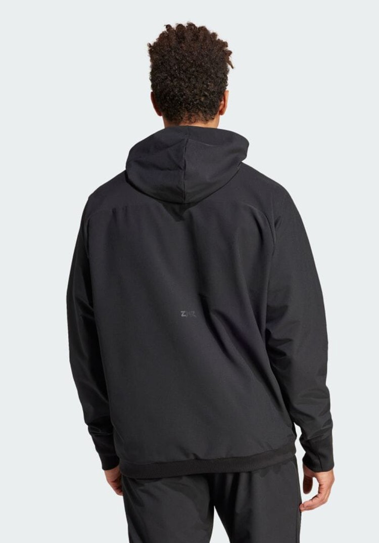 Ветровка мужская Adidas M Z.N.E. WV FZ черная IR5210 изображение 3
