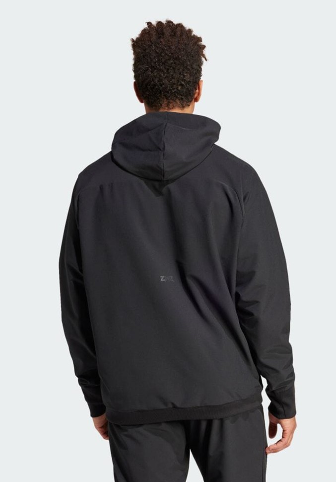 Ветровка мужская Adidas M Z.N.E. WV FZ черная IR5210 изображение 3