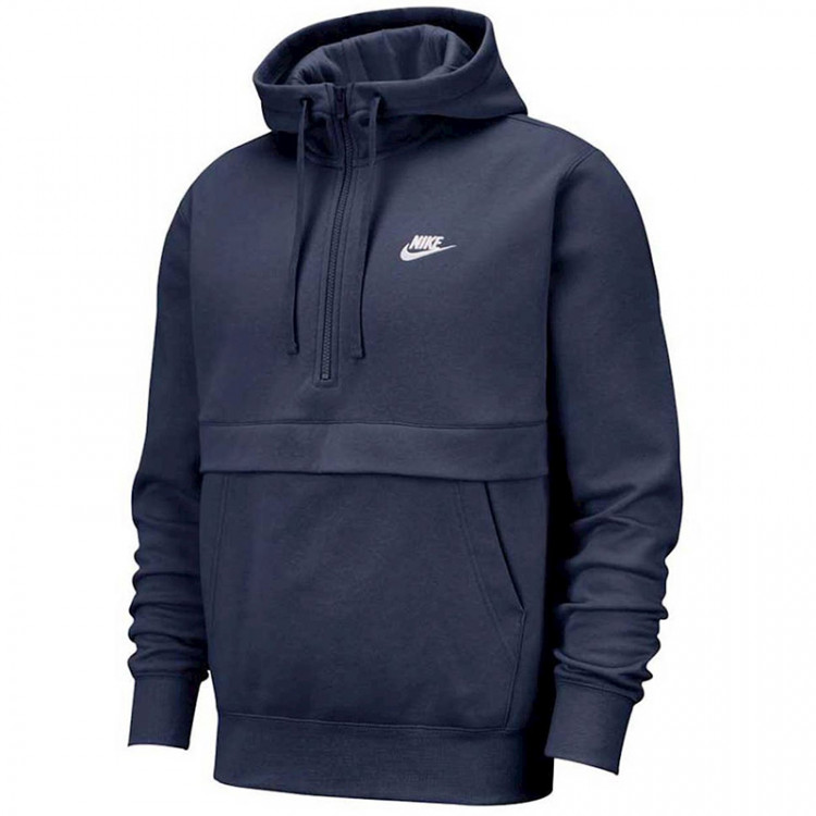 Толстовка мужская Nike M NSW CLUB HZ BB синяя BV2699-410 изображение 1