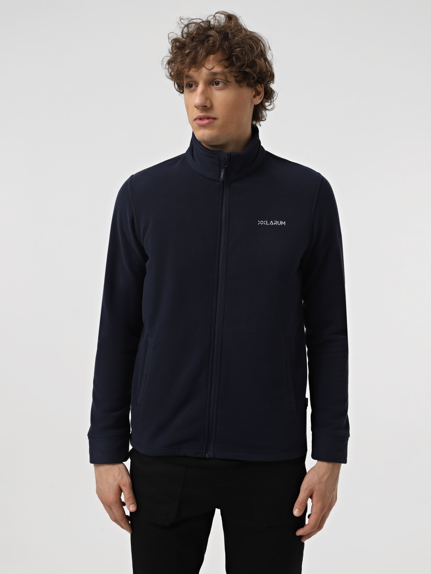 Толстовка чоловіча Larum Polartec темно-синя 102502-450 изображение 2
