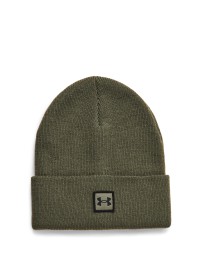 Шапка мужская Under Armour UA Halftime Cuff оливковая 1373155-390 изображение 5