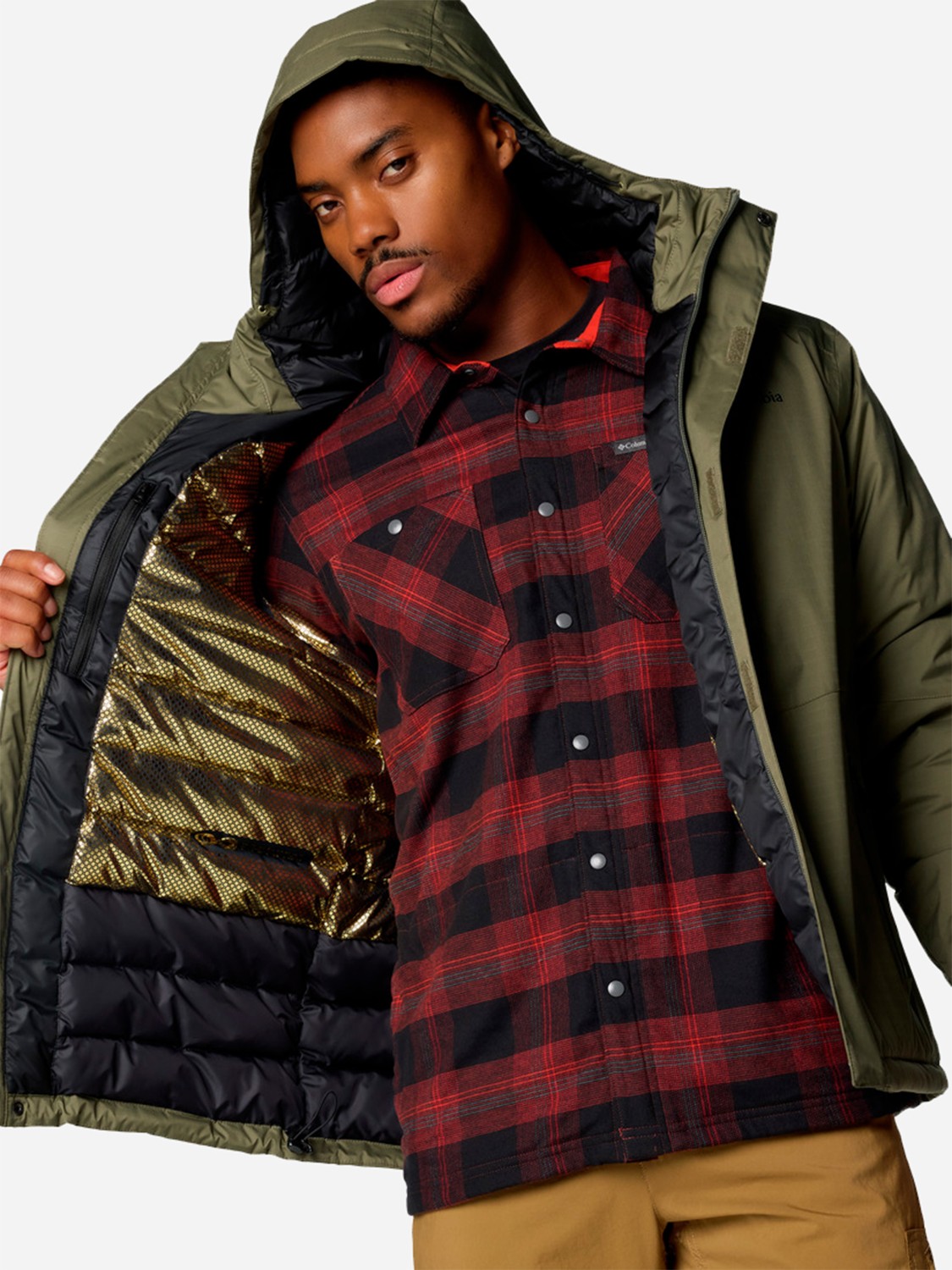 Куртка мужская Columbia Oak Harbor™ II Insulated Jacket зеленая 2089431-397 изображение 7