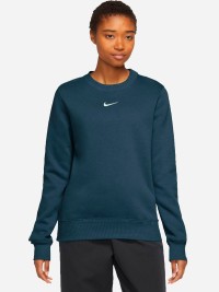Толстовка женская Nike W NSW PHNX FLC STD CREW синяя DQ5751-478 изображение 2