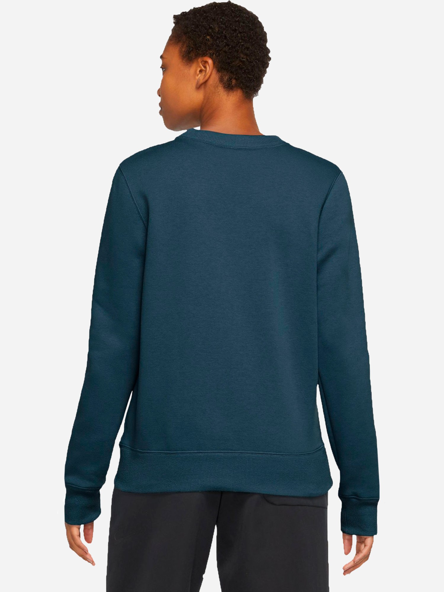 Толстовка женская Nike W NSW PHNX FLC STD CREW синяя DQ5751-478 изображение 3