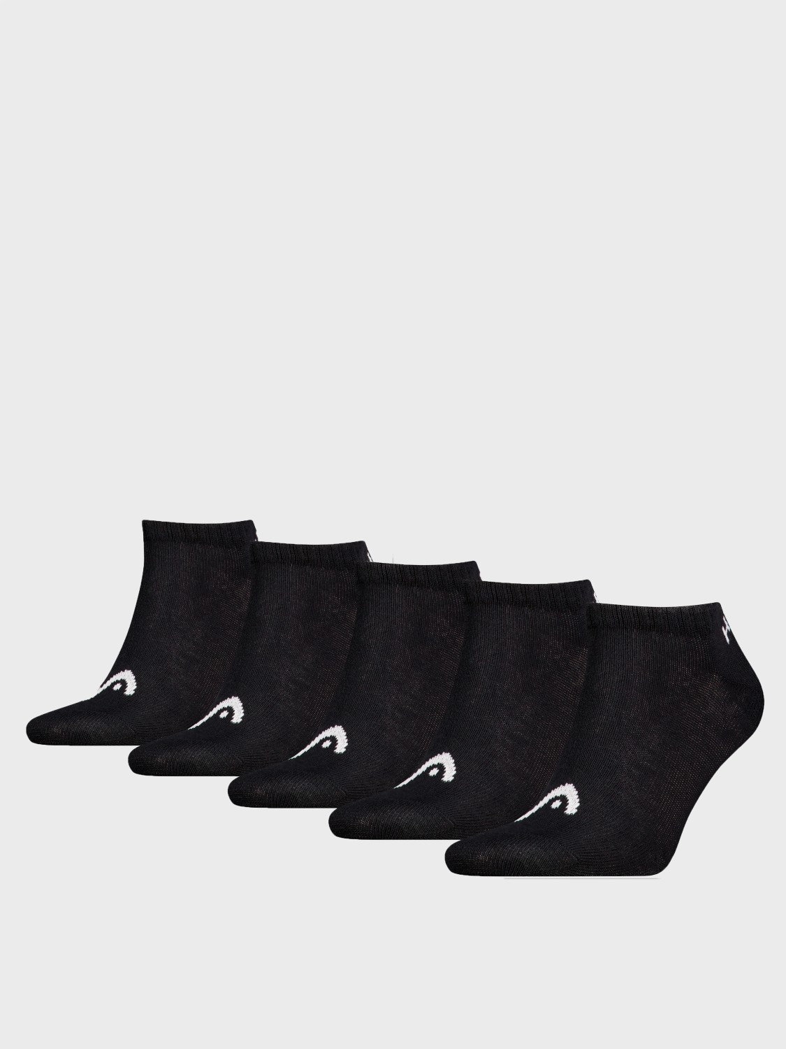 Шкарпетки унісекс HEAD ELEMENTS ALL SPORTS SNEAKER 5P ECOM чорні 701232768001 изображение 2