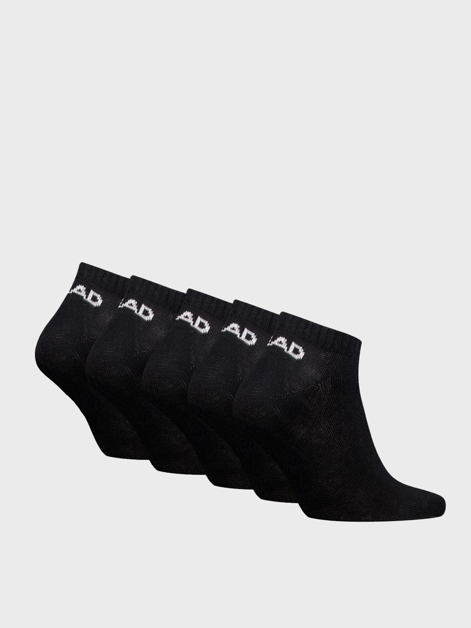 Шкарпетки унісекс HEAD ELEMENTS ALL SPORTS SNEAKER 5P ECOM чорні 701232768001 — фото 3