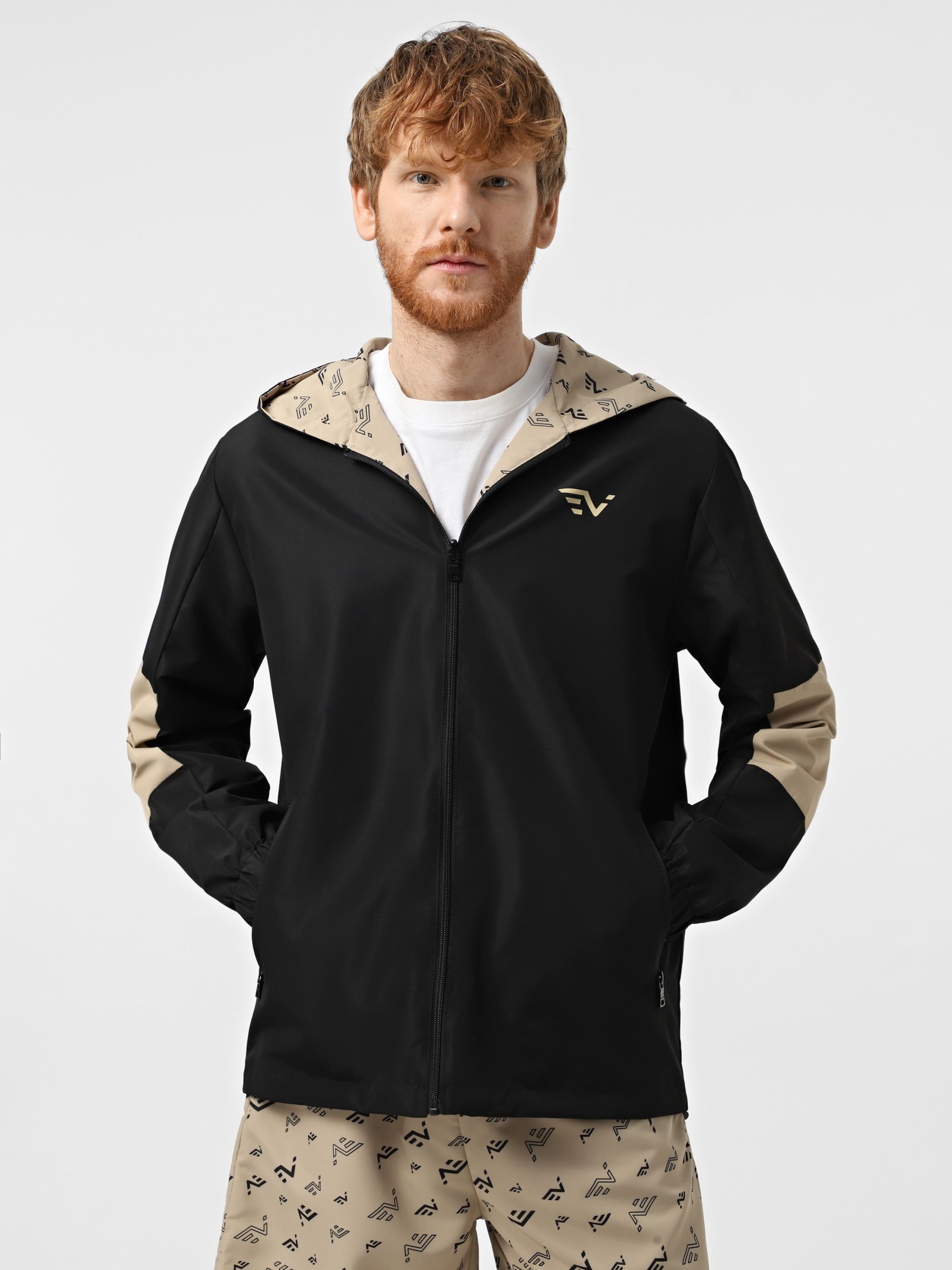 Вітрівка чоловіча Evoids Cosimo чорна 552546-010 изображение 5