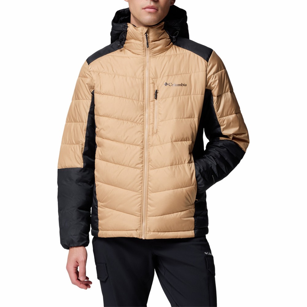 Куртка мужская Columbia Labyrinth Loop™ II Hooded Jacket бежевая 2085291-262