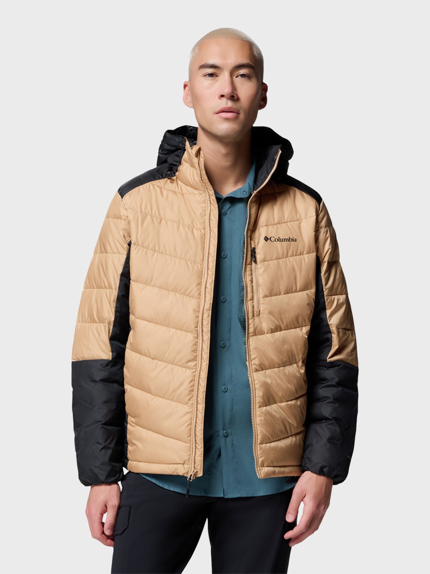 Куртка мужская Columbia Labyrinth Loop™ II Hooded Jacket бежевая 2085291-262 изображение 6