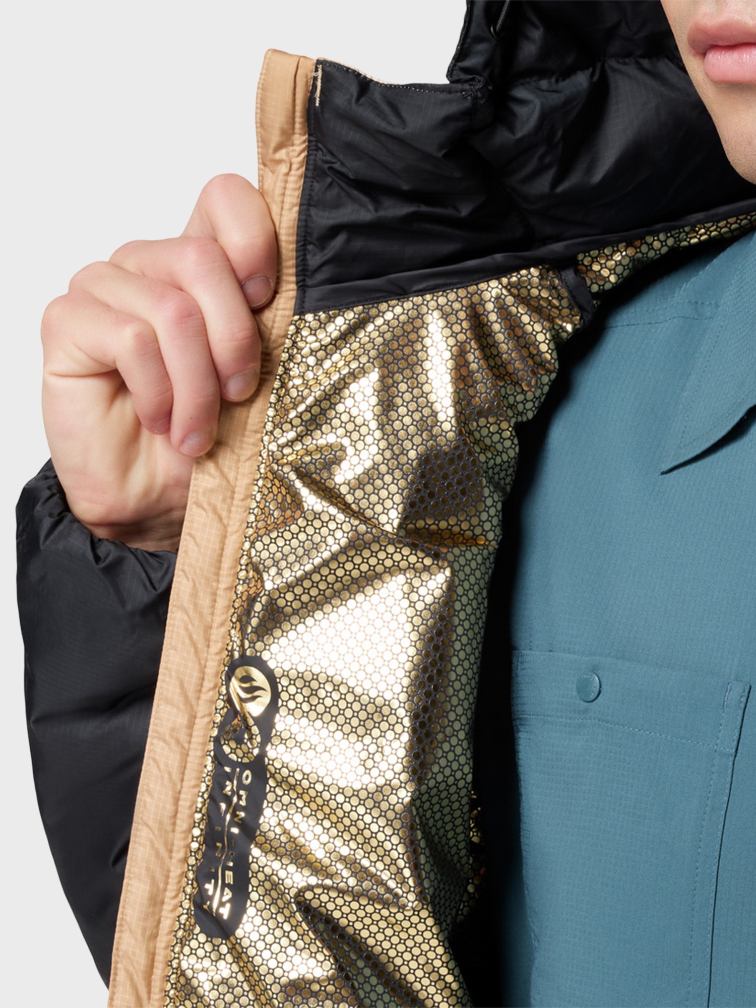 Куртка мужская Columbia Labyrinth Loop™ II Hooded Jacket бежевая 2085291-262 изображение 7