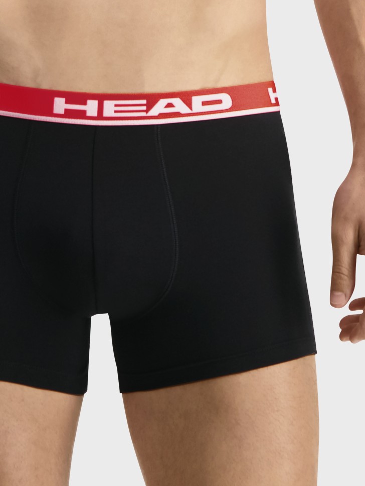 Боксери чоловічі HEAD BASIC BOXER 2P темно-сірі 701202741011 изображение 9
