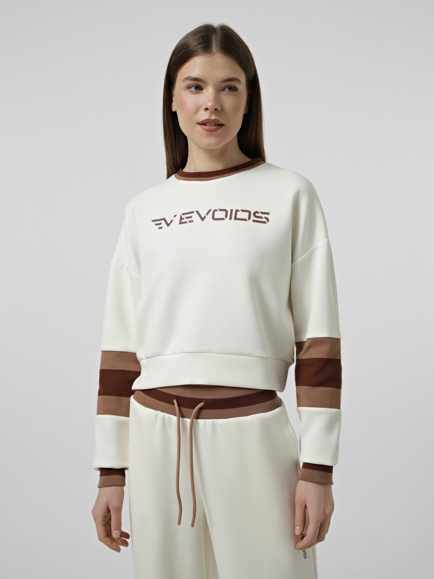 Толстовка женская Evoids Joreza бежевая 642601-125 изображение 2