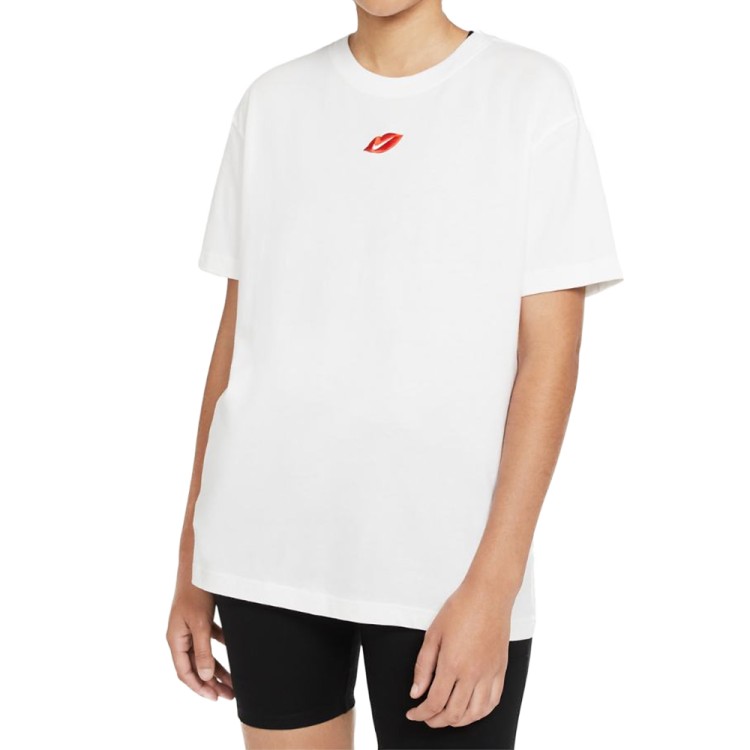 Футболка женская Nike W Nsw Tee Boy Love белая DB9817-100  изображение 1