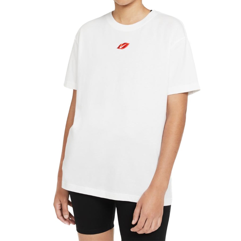 Футболка женская Nike W Nsw Tee Boy Love белая DB9817-100  изображение 1