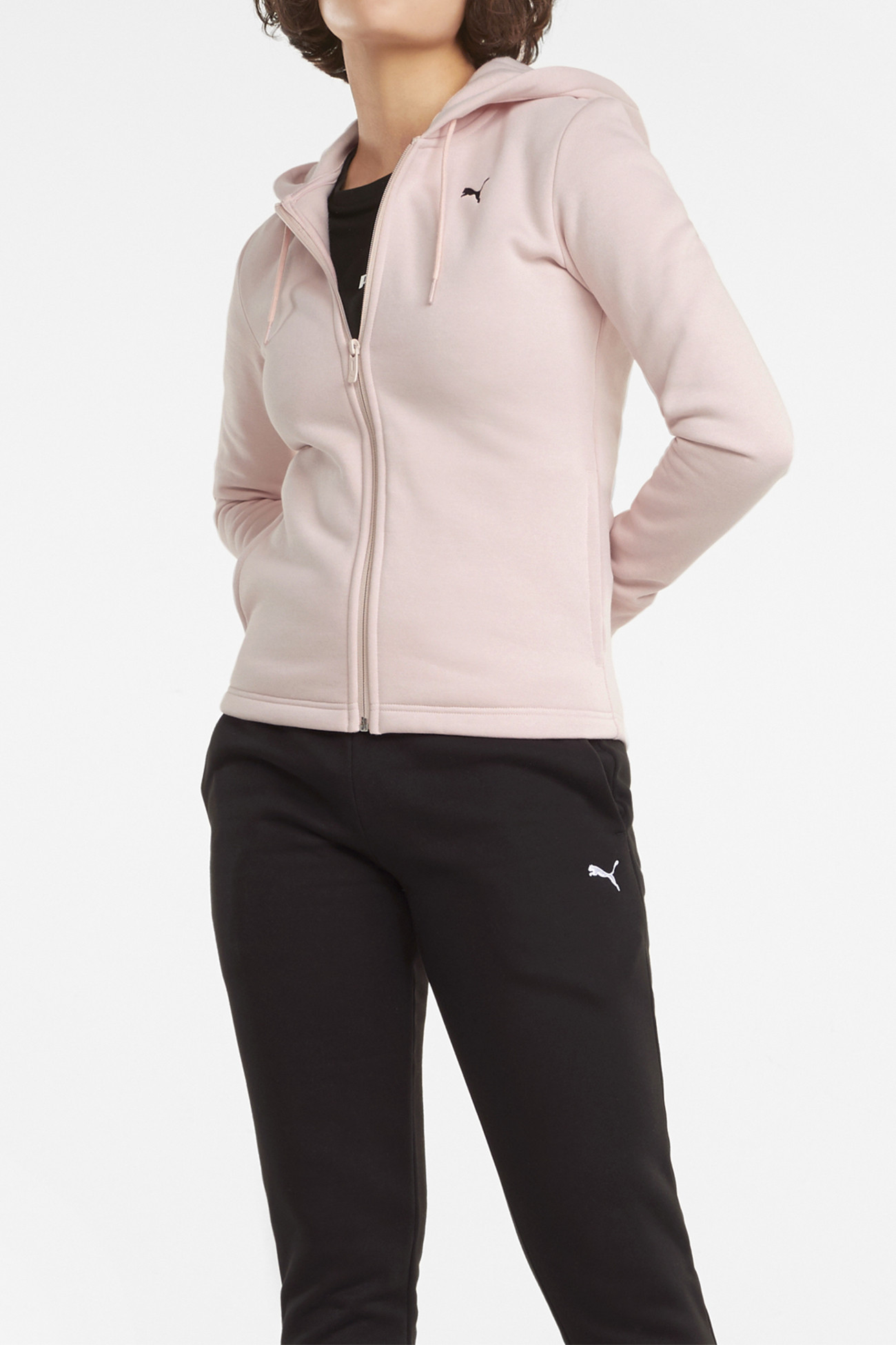 Костюм жіночий Puma Classic Hooded Sweat Suit рожевий 58913236  изображение 3
