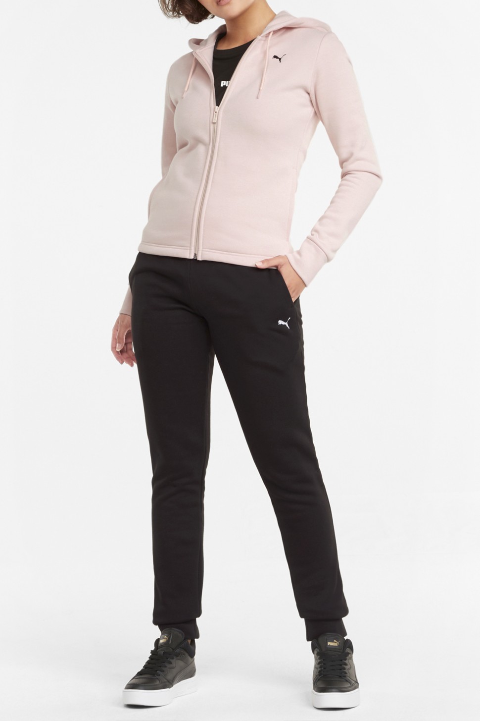 Костюм жіночий Puma Classic Hooded Sweat Suit рожевий 58913236 — фото 5