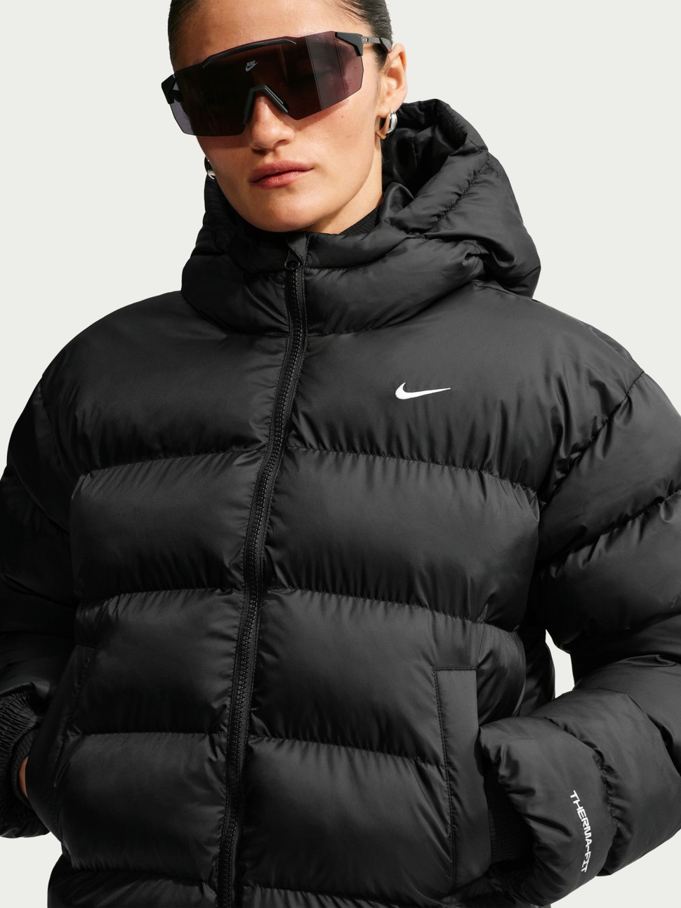 Women's jacket Nike W NK TF SYN CLSSC JKT black IF5931-010 — photo 4