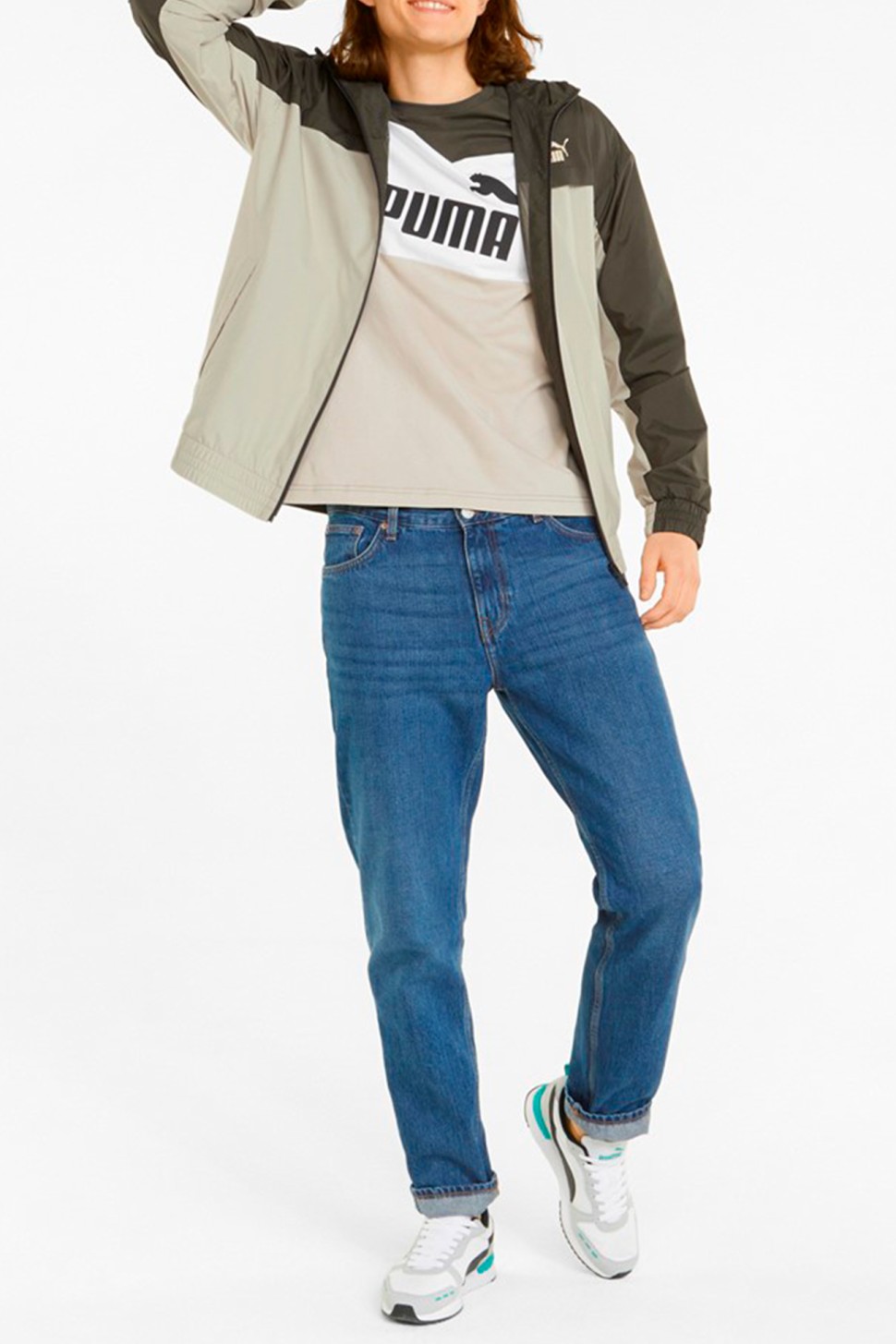 Вітровка чоловіча Puma Ess+ Cb Windbreaker мультиколір 84748364 — фото 4