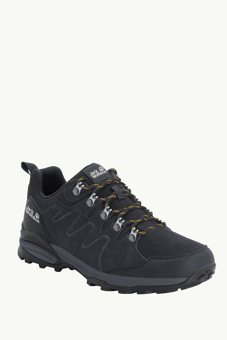 Напівчеревики чоловічі Jack Wolfskin REFUGIO TEXAPORE LOW M чорні 4049851-6357 изображение 2