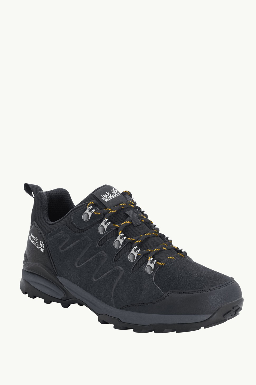 Напівчеревики чоловічі Jack Wolfskin REFUGIO TEXAPORE LOW M чорні 4049851-6357 — фото 2