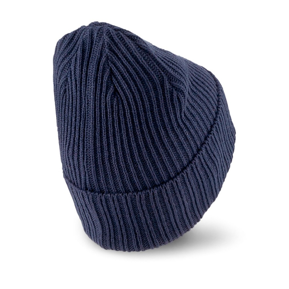 Шапка Puma Ribbed Classic Cuff Beanie синя 02403802 изображение 2