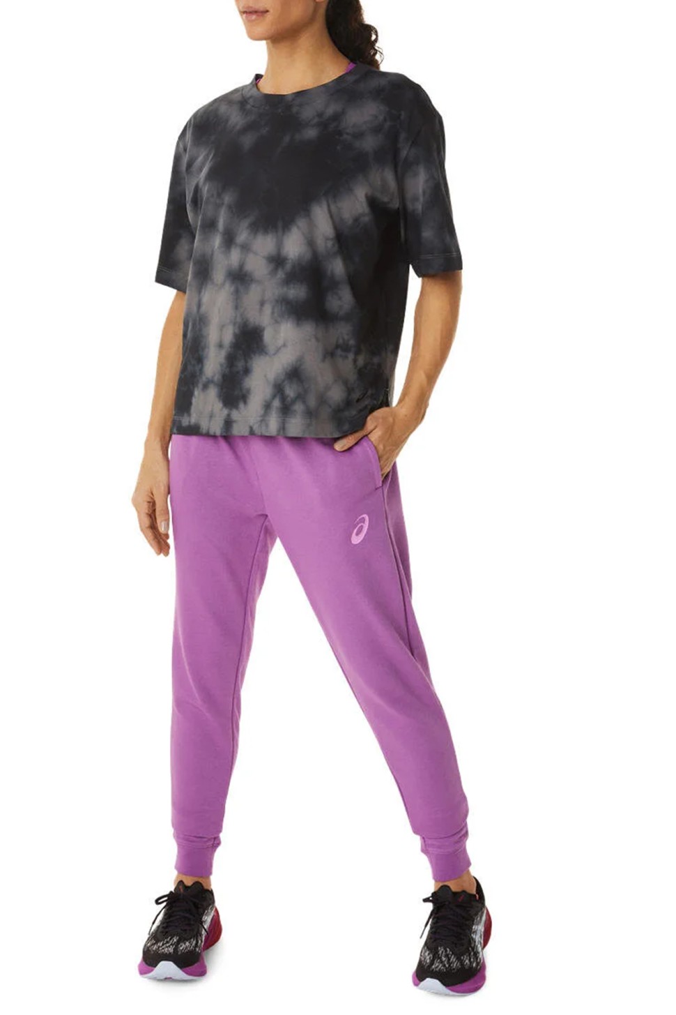 Штани жіночі Asics Asics Big Logo Sweat Pant фіолетові 2032A982-503 — фото 2