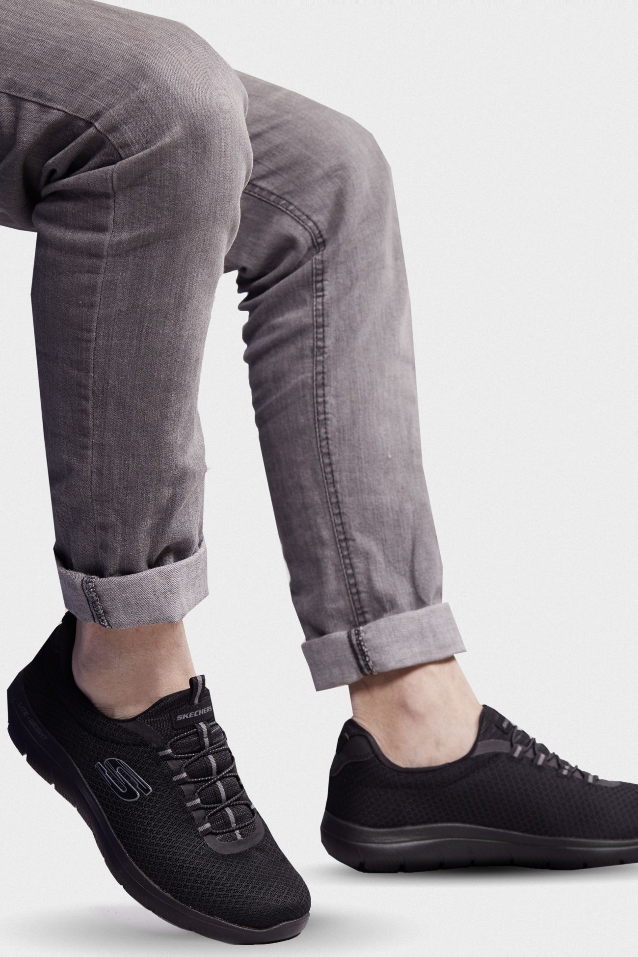 Кроссовки мужские Skechers Sport черные  52811 BBK изображение 4