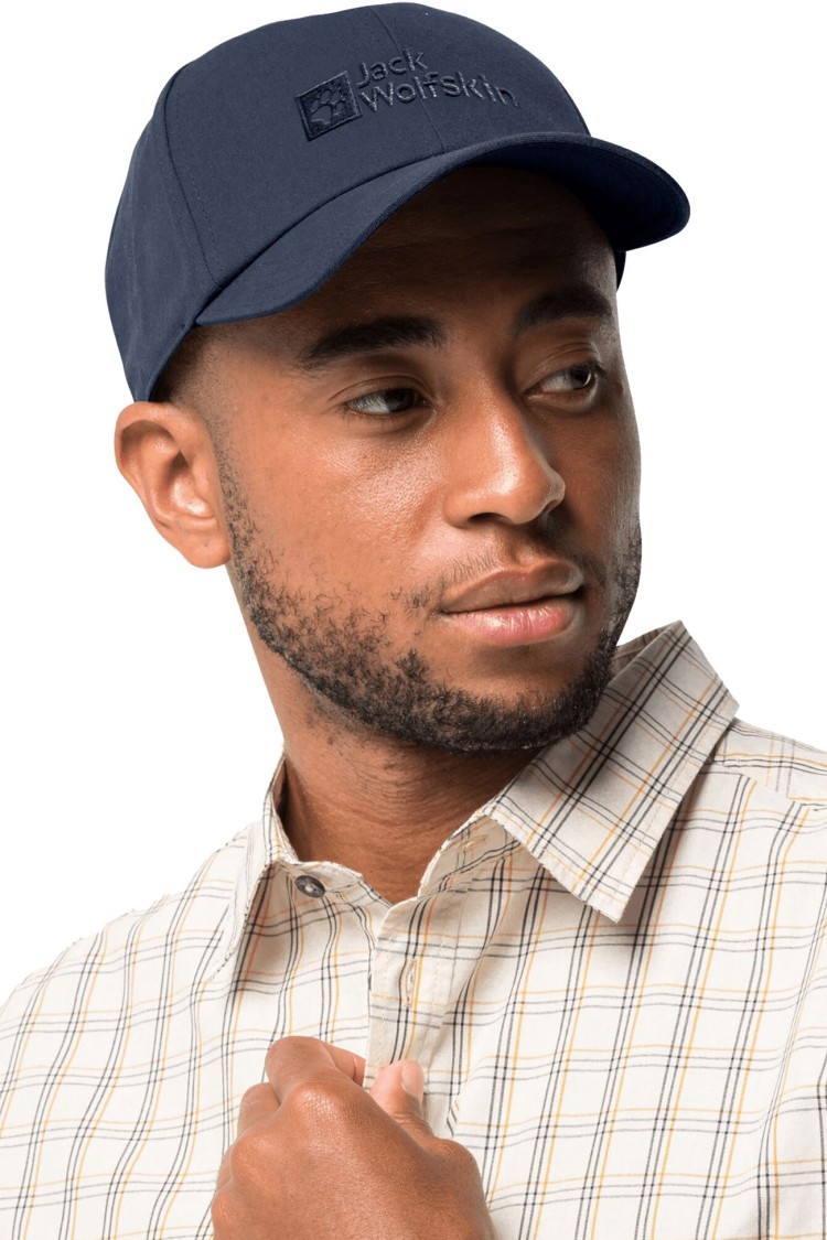 Бейсболка унісекс Jack Wolfskin BASEBALL CAP темно-синя 1900673-1010 изображение 2