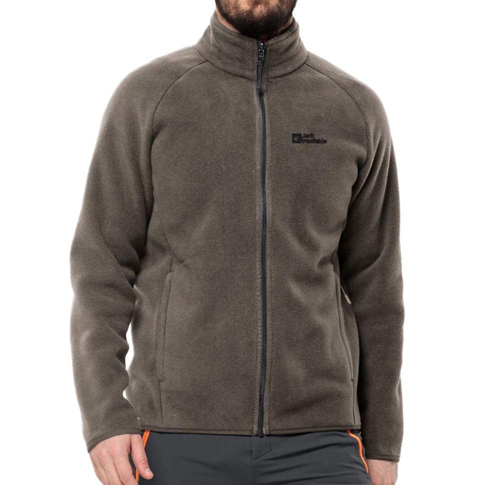 Толстовка чоловіча Jack Wolfskin WALDSTEIG FZ M коричнева 1711361-5719 — фото 1
