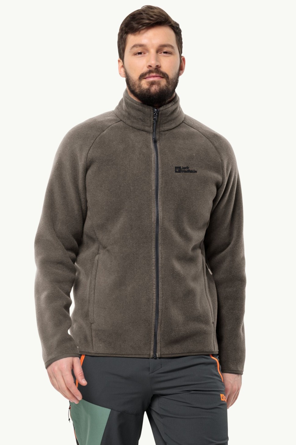 Толстовка чоловіча Jack Wolfskin WALDSTEIG FZ M коричнева 1711361-5719 — фото 2