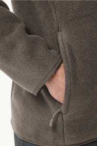 Толстовка чоловіча Jack Wolfskin WALDSTEIG FZ M коричнева 1711361-5719 изображение 4
