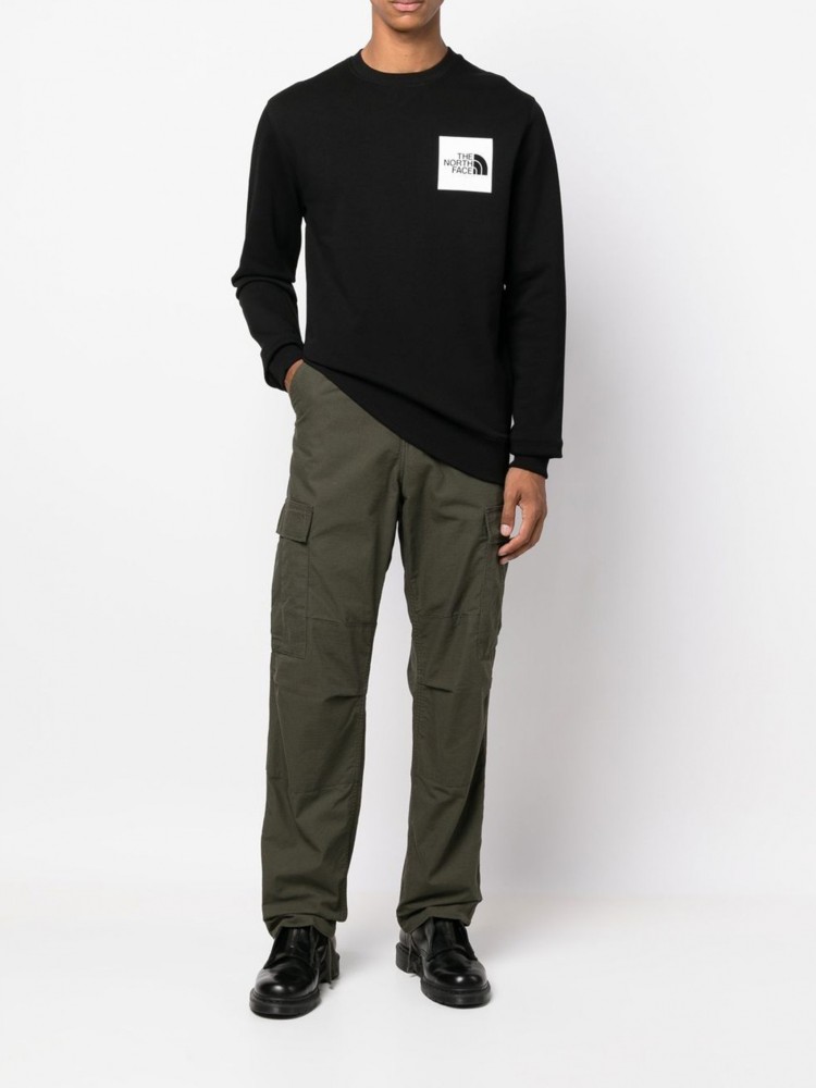 Свитшот мужской The North Face M FINE CREW черный NF0A7X1LJK31 изображение 4