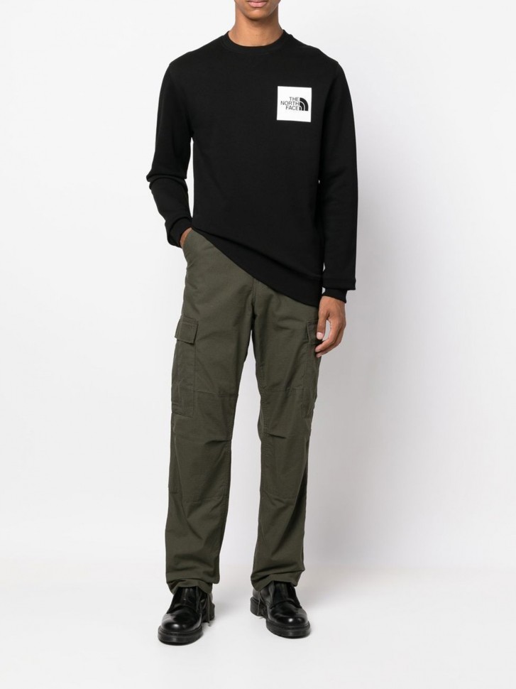 Свитшот мужской The North Face M FINE CREW черный NF0A7X1LJK31 изображение 4