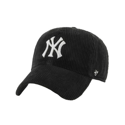 Бейсболка  47 Brand NEW YORK YANKEES THICK CORD черная B-THCKM17EWS-BK