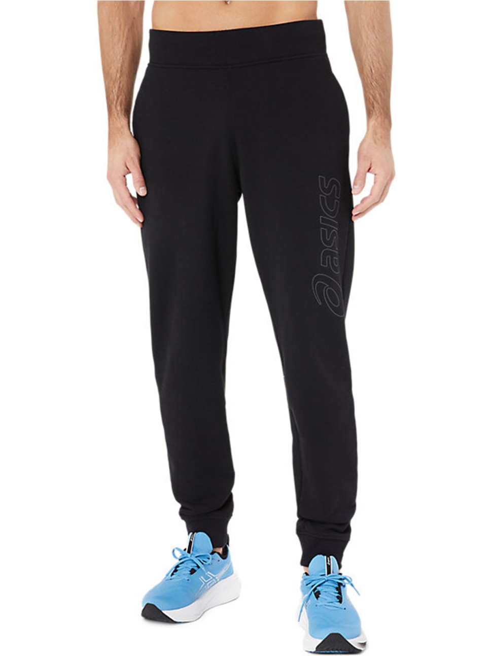 Штани чоловічі Asics LOGO SWEATPANT чорні 2031E189-002 — фото 2