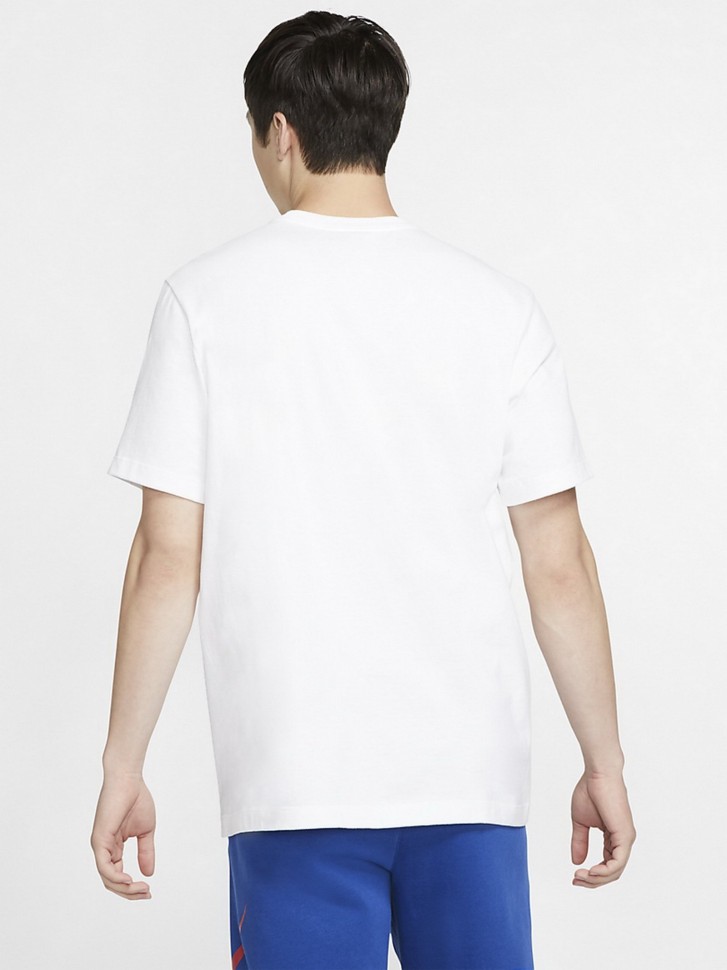 Футболка мужская Nike M NSW TEE JUST DO IT SWOOSH белая AR5006-100 изображение 3