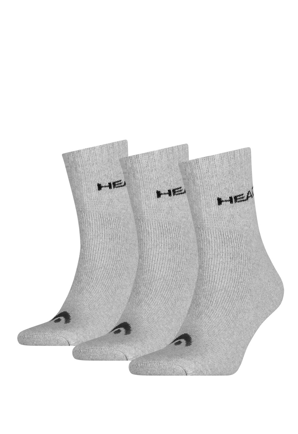 Носки HEAD SHORT CREW 3P UNISEX сірі 701213457400 — фото 2