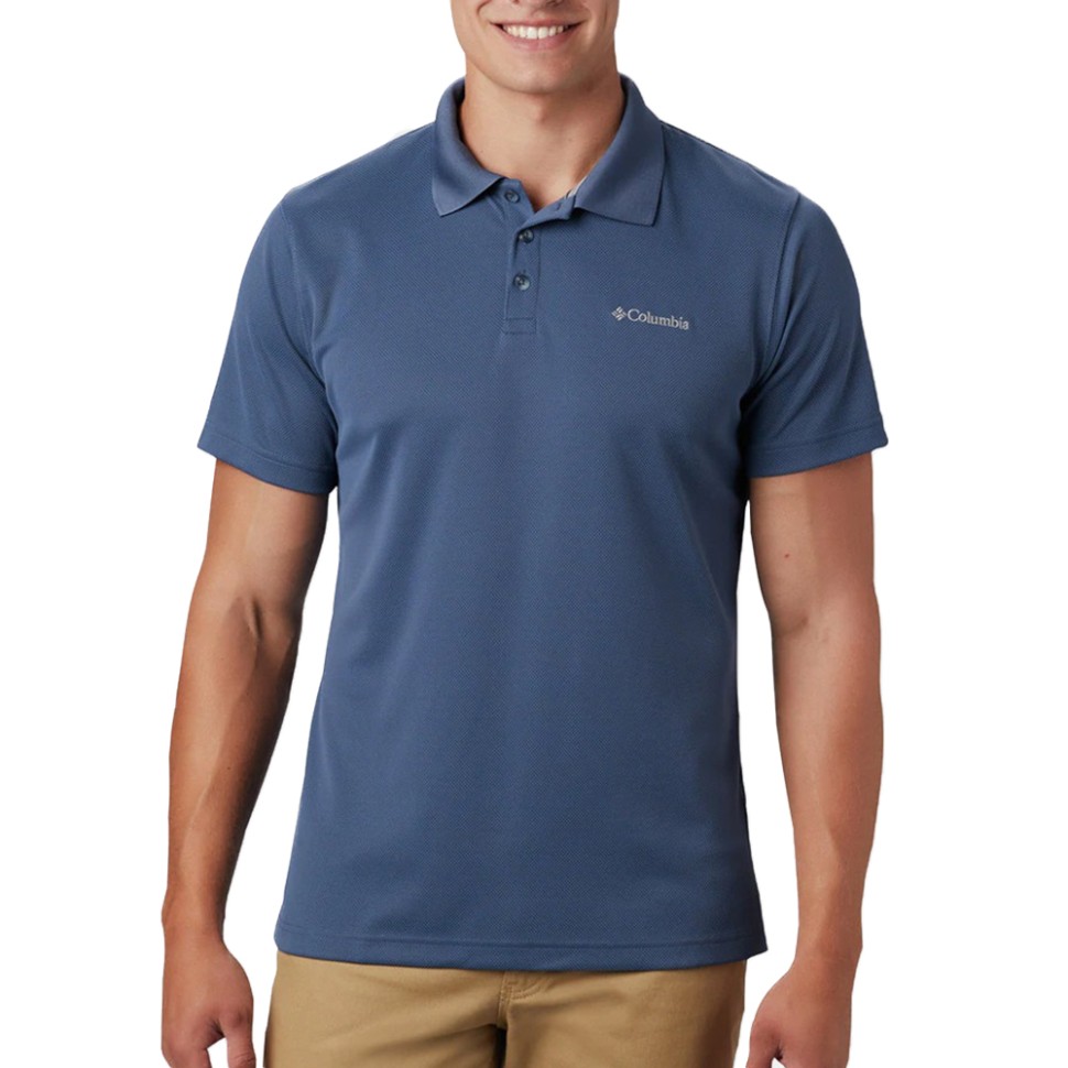 Поло мужское Columbia UTILIZER™ POLO синее 1772051-478 изображение 1